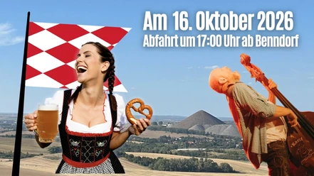 Mansfelder Bergwerksbahn Themenfahrt Oktoberfest