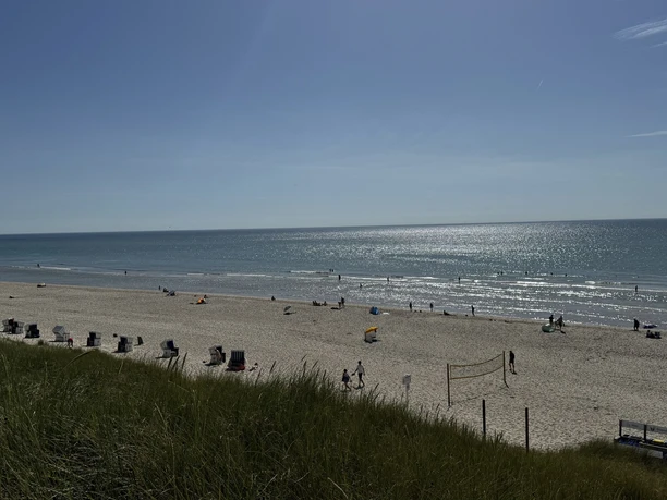 Strand am Campingplatz in Westerland