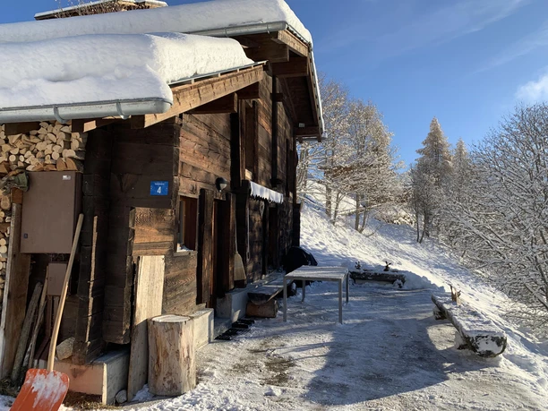 Sitzplatz Winter