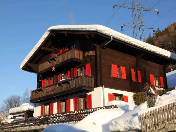 Haus im Winter
