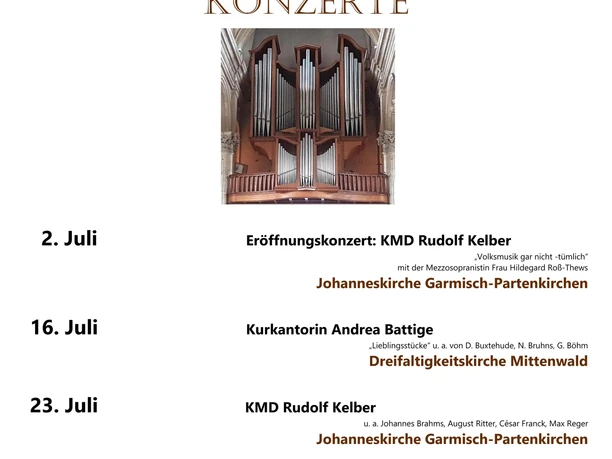 8. Werdenfelser Orgelkonzerte