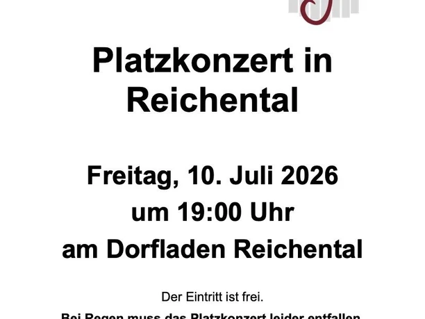 Platzkonzert MV Reichental Juli