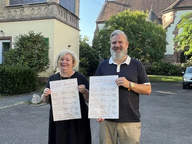 Foto der Organisatoren Susanne Fink und Frank Hodapp