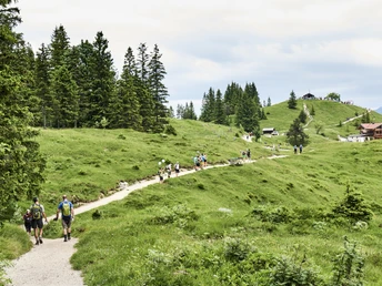 Wandergruppe am Kranzberg