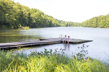 Steg Gut Klostermühle am Madlitzer See