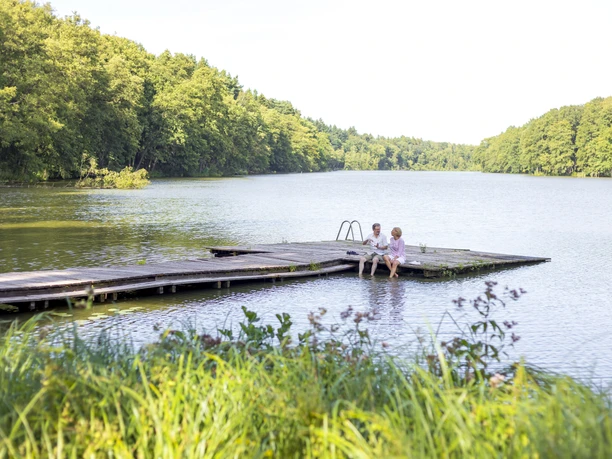 Steg Gut Klostermühle am Madlitzer See