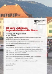 Flyer und Plakat Jubiläum