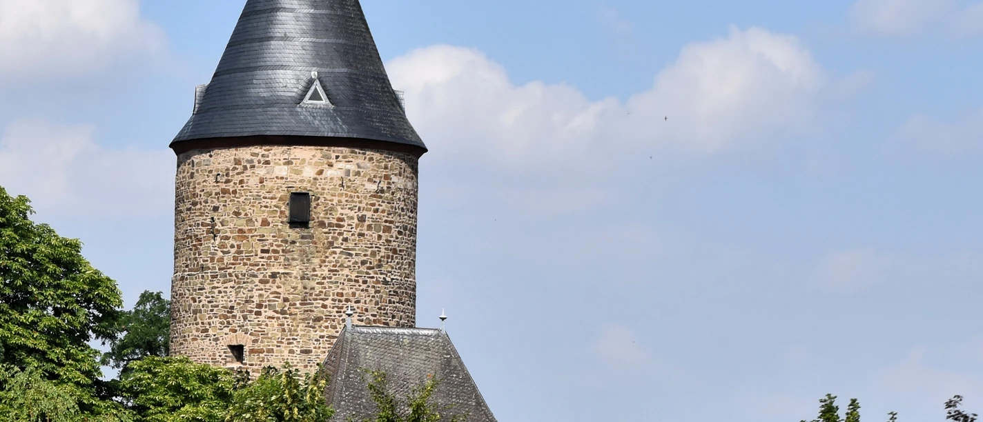 Die Rheinbacher Burg von Südosten