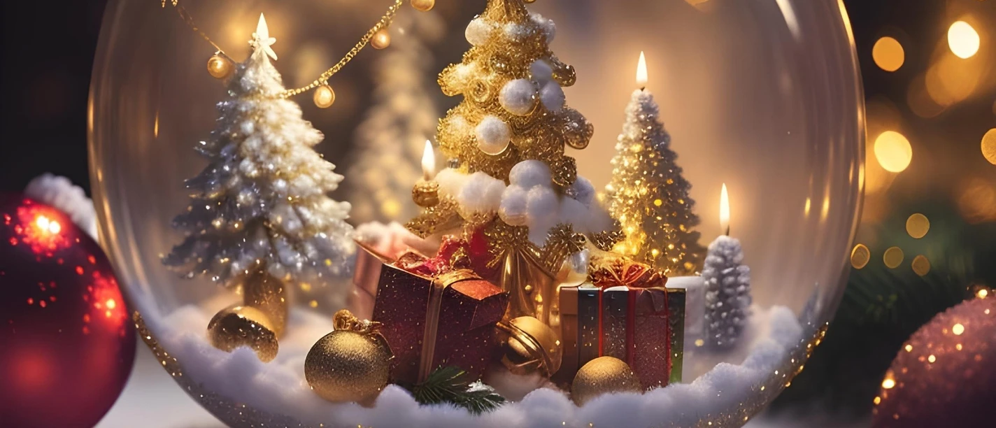 Weihnachten | Beispielbild, KI-generiert Weihnachtskugel