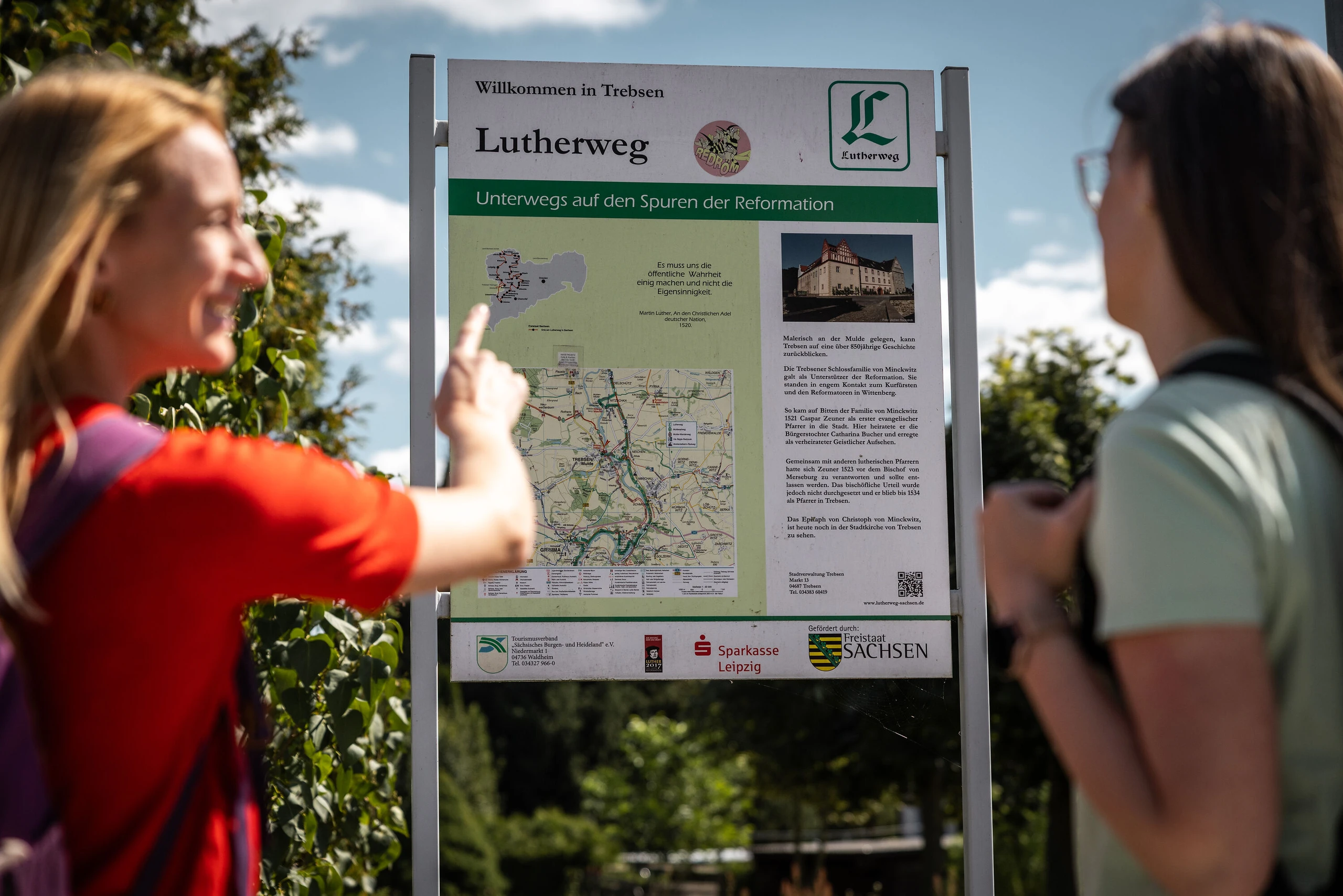 Le sentier de Luther à Trebsen - Randonnées dans la région de Leipzig