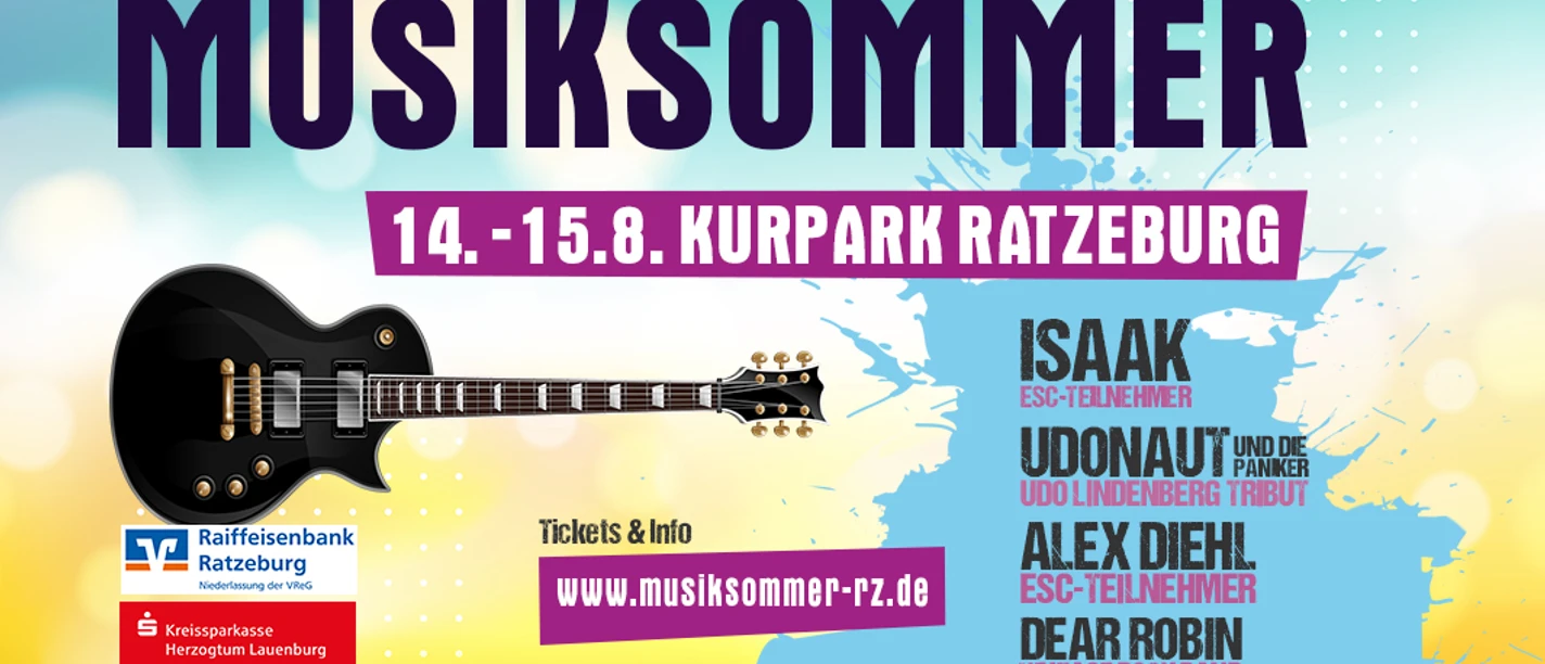 Plakat Musiksommer Ratzeburg