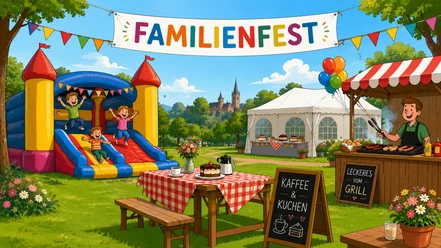 Familienfest | Beispielbild, KI-generiert Familienfest