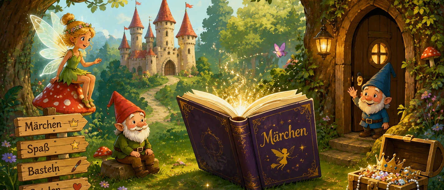 Märchen | Beispielbild, KI-generiert Geschichten vorlegen