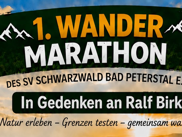 1. Wander Marathon in Bad Peterstal