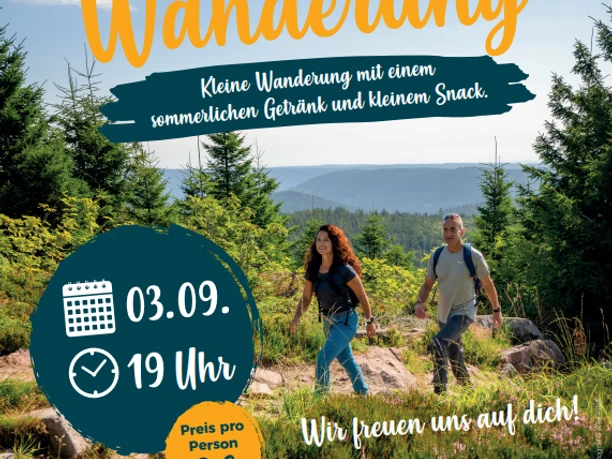 After Work Wanderung Plakat