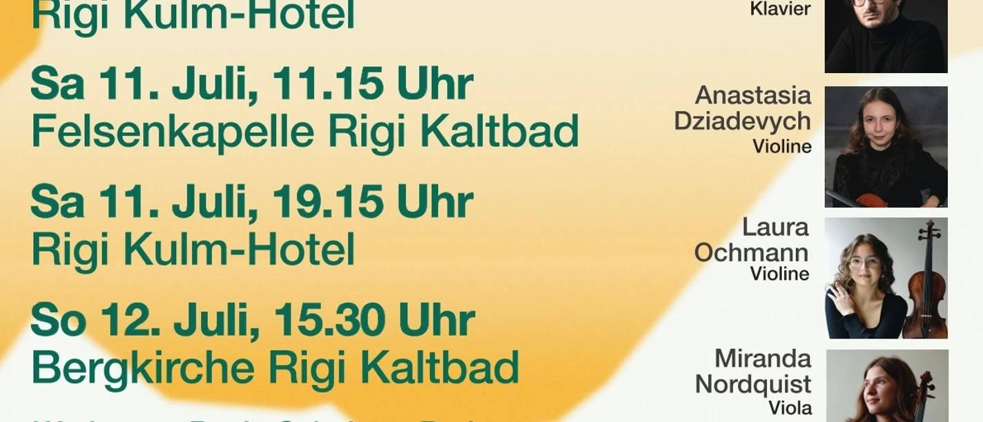 Rigi Musiktage : Poster