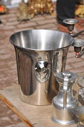 Flohmarkt, Sektkühler, Silberkanne, Kerzenständer, Antik, bucket- Tatutati3306653_1280