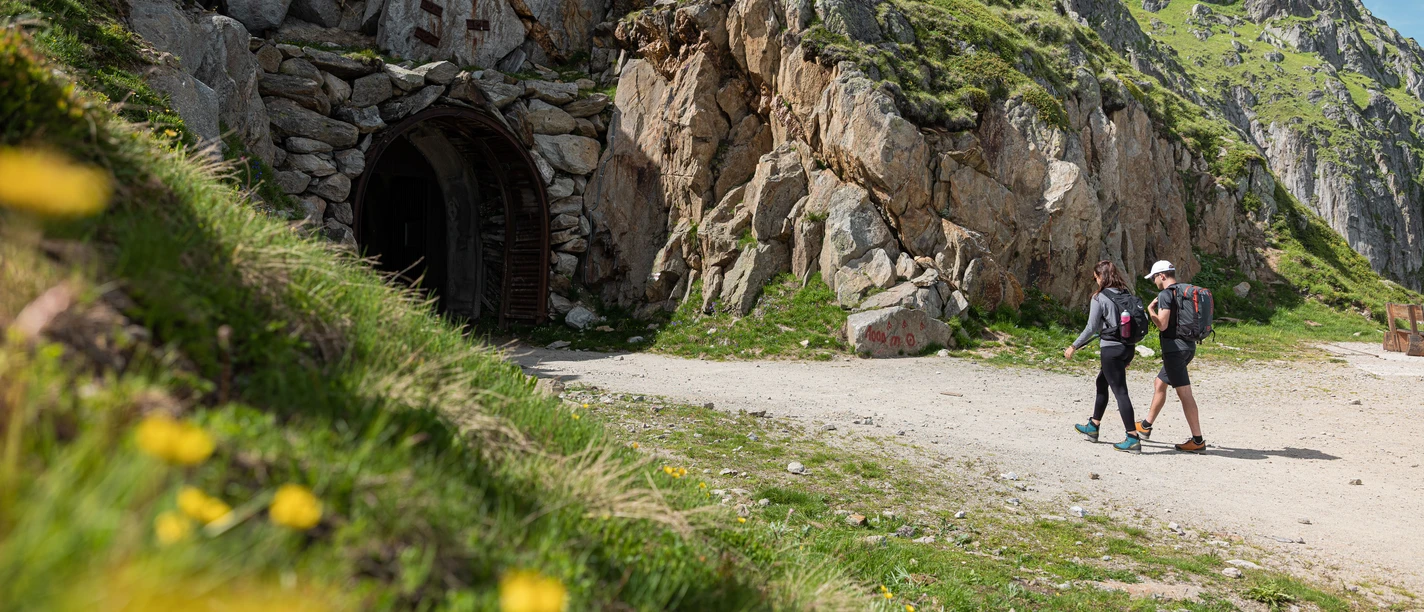 Taelligrattunnel in der Maerjela in der Aletsch Arena