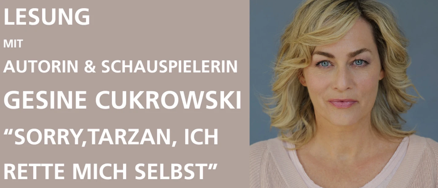 „Sorry Tarzan, ich rette mich selbst“ – Lesung mit Gesine Cukrowski im Stralsunder Rathaus