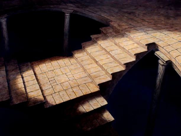 Gerd Renshof, Stairway to .... 60 x 90.JPG