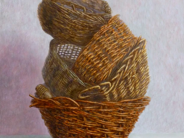 Gerd Renshof, Stapel Körbe - 55 x 49,5.JPG