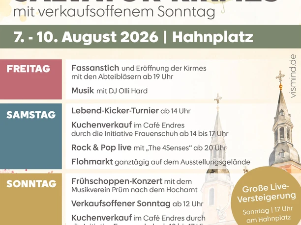 Plakat Prümer Salvator-Kirmes