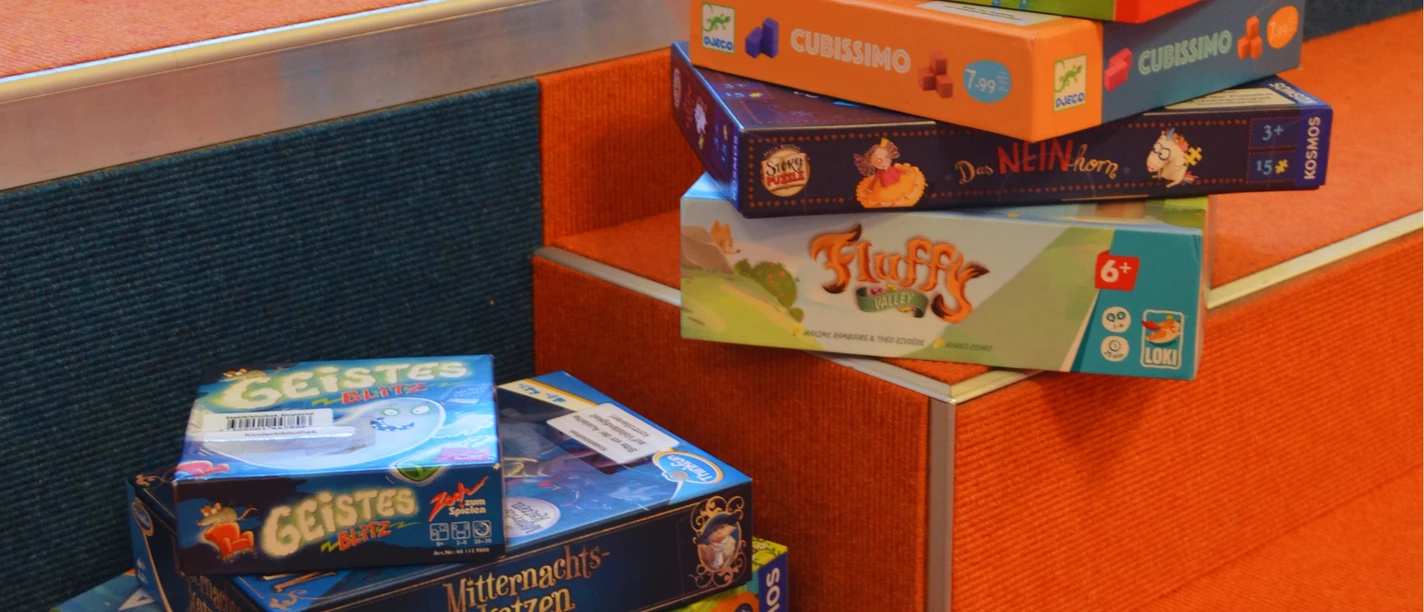 Spielenachmittag in der Stadtbibliothek – einfach vorbeikommen und losspielen!