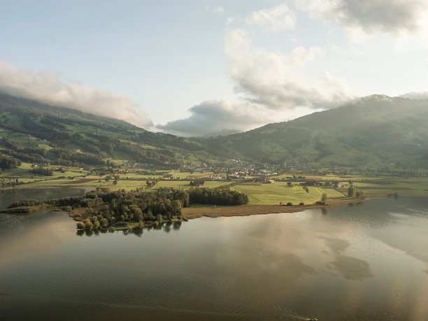 Blick auf die Auen von Steinen Kanton Schwyz