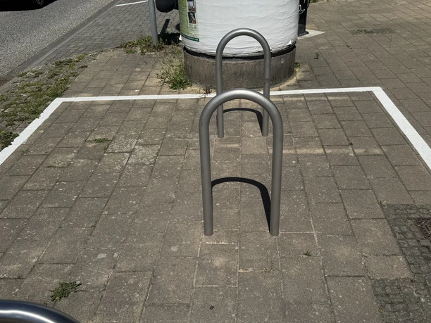 Abstellfläche für Fahrräder.