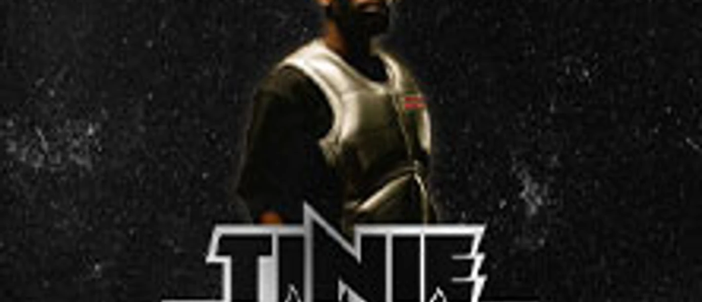 Tourplakat zu Tinie Tempah mit Künstlerporträt vor dunklem Hintergrund