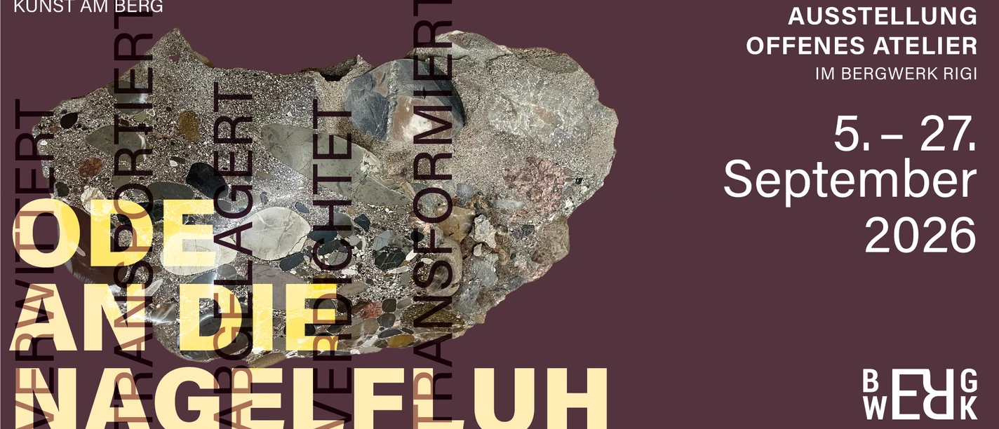 Plakat "Ode an die Nagelfluh"