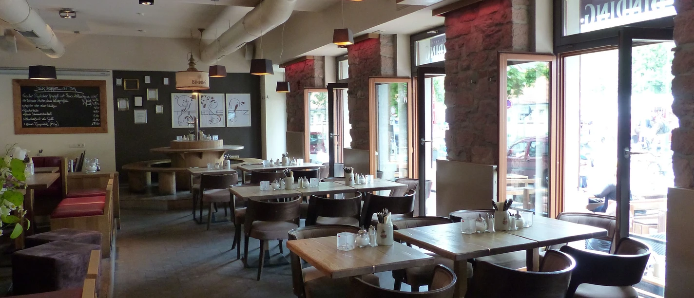 Innenraum des Restaurants Tafelspitz in Offenbach