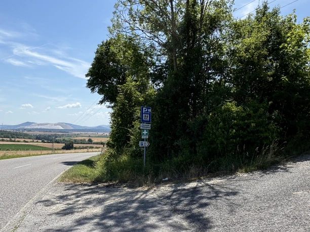Wanderparkplatz Dreienberg Lautenhausen Zufahrt