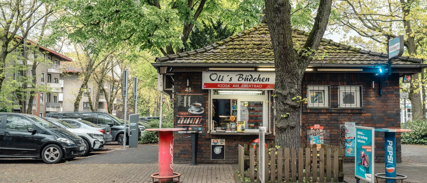 Oli´s Büdchen, Kiosk am Ebertbad, Oberhausen