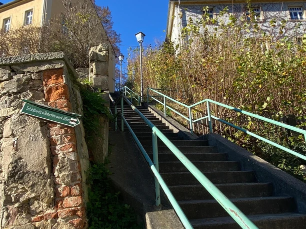 Treppe zur Kirche Liebstadt