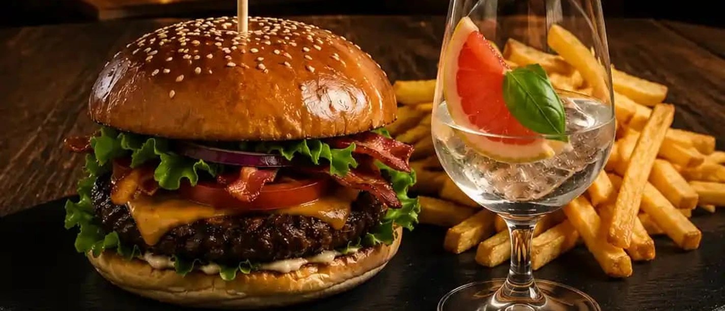 Gin and Burger im LEOs im Sauerland (Jan Zintarra)
