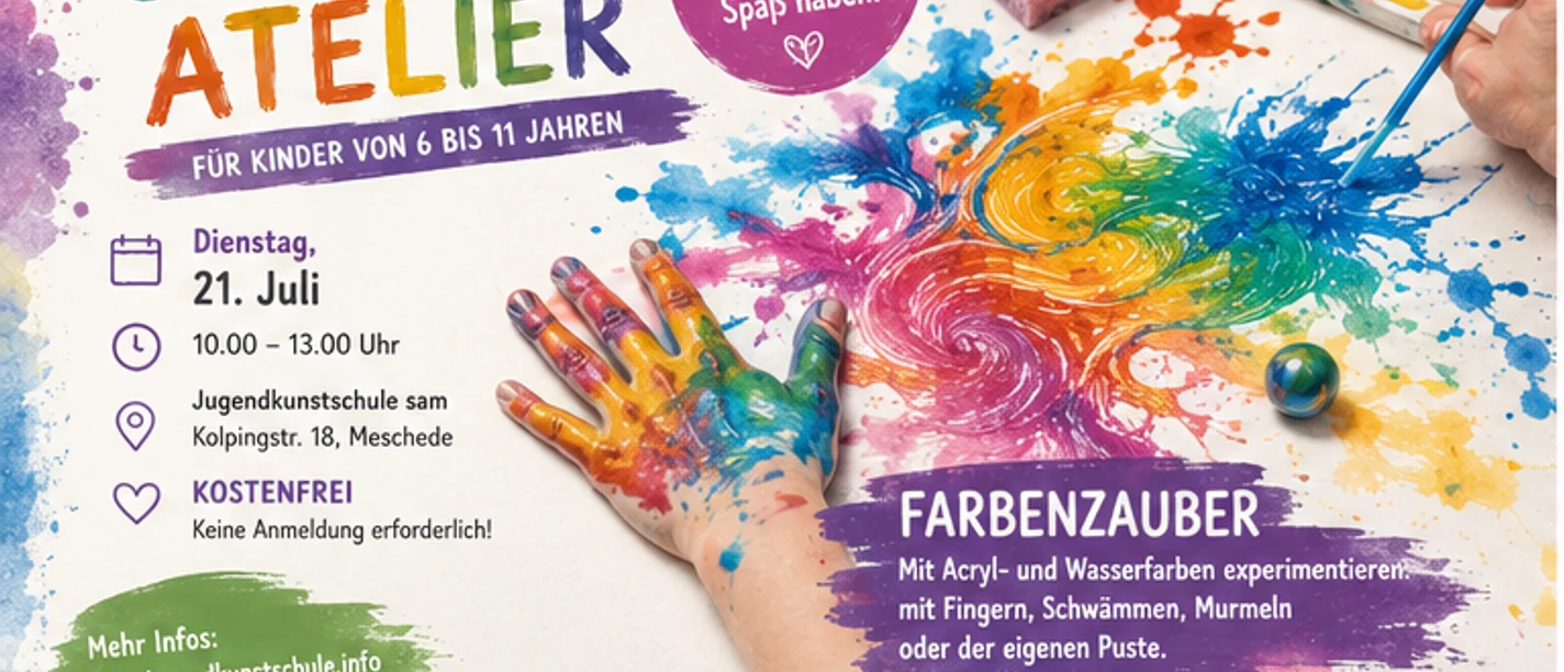 Farbenzauber Jugendkunstschule