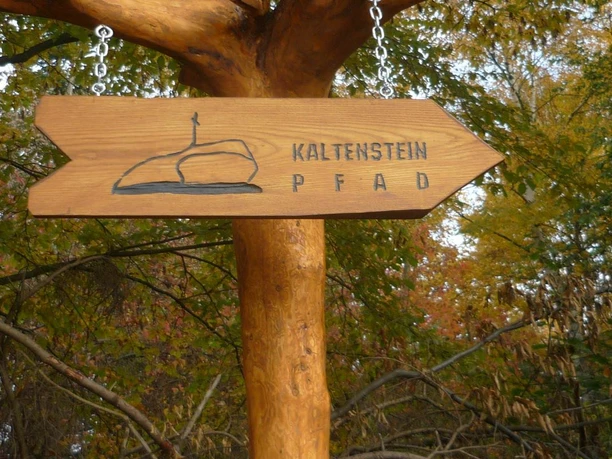 Hinweistafel zum Kaltensteinpfad