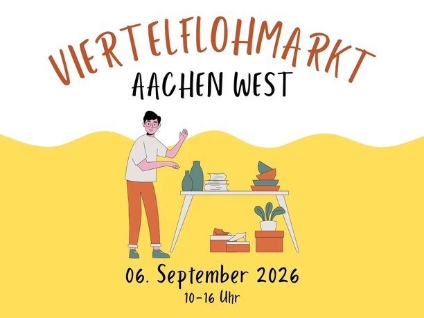 Garagenflohmarkt AC West Plakat