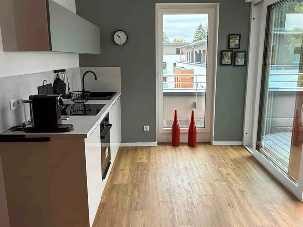 Premium Penthouse Parkblick - Küche