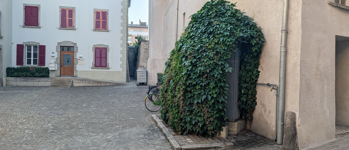 Öffentliche Herrentoilette in Brig