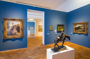 Suermondt-Ludwig-Museum Ausstellungsraum blau 2