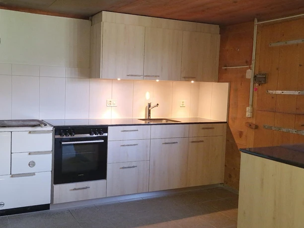 Moderne Küche in Alphütte