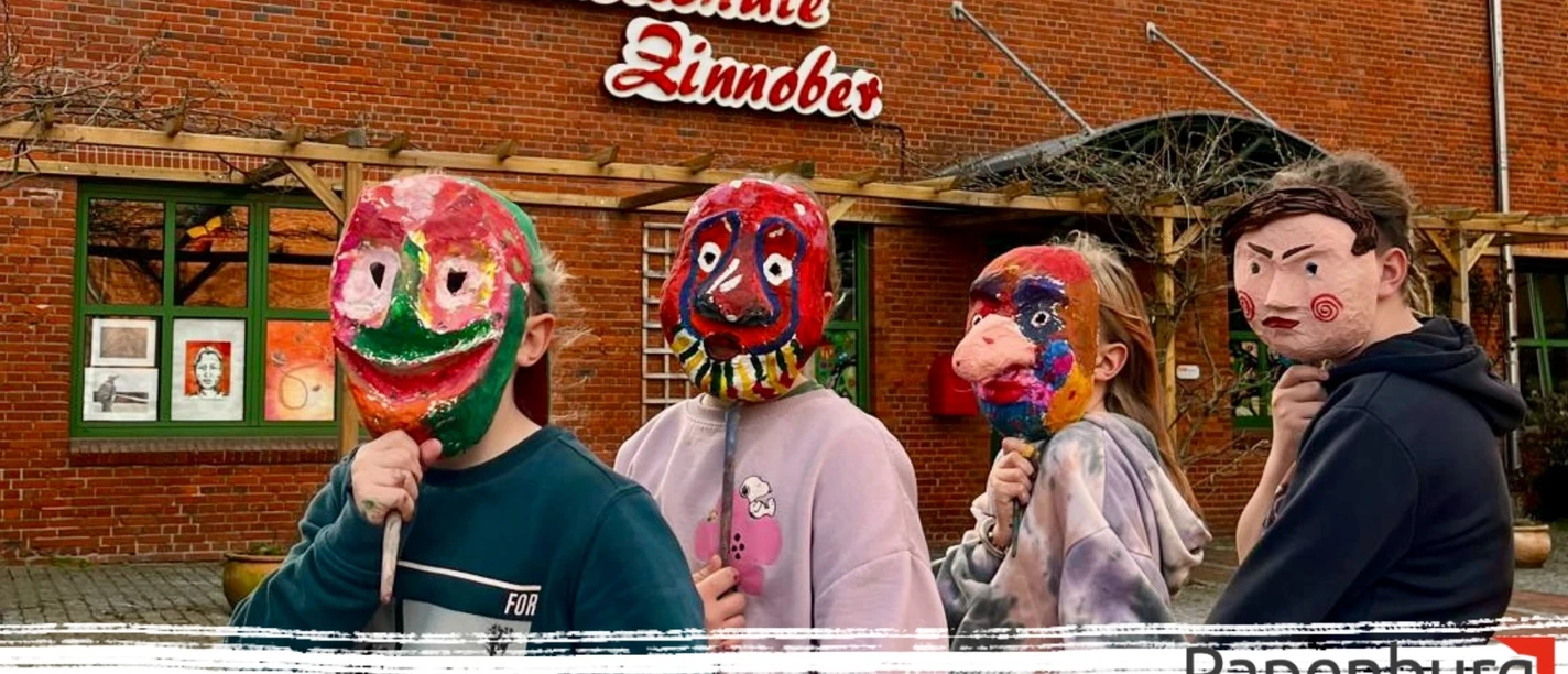 Maskenbau aus Papier