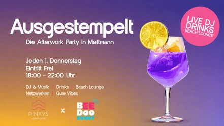 Afterwork "Ausgestempelt" im Pinkys Surfhouse