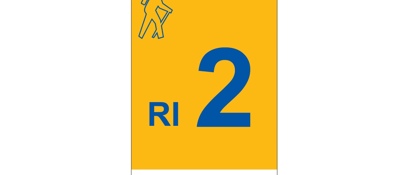 Markierung Wanderweg RI2 Rinteln
