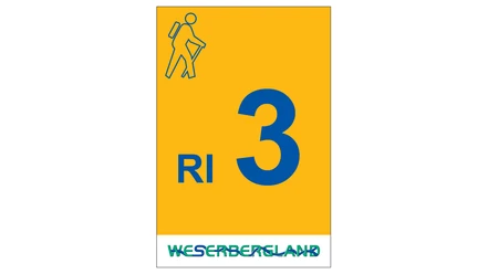 Markierung Wanderweg RI3 Rinteln