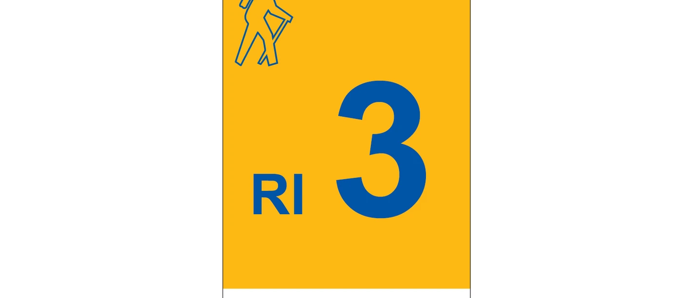Markierung Wanderweg RI3 Rinteln