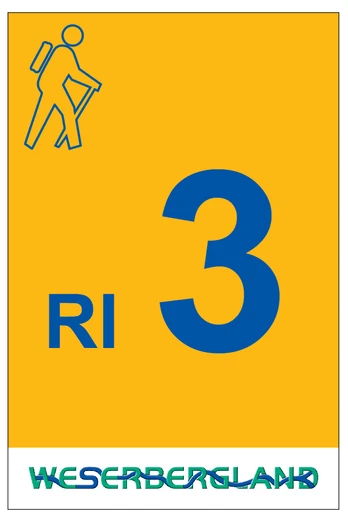 Markierung Wanderweg RI3 Rinteln