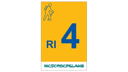 Markierung Wanderweg RI4 Rinteln